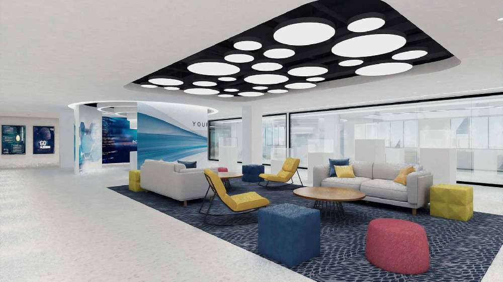 鄭州辦公室裝修如何設計辦公室裝飾天花板？