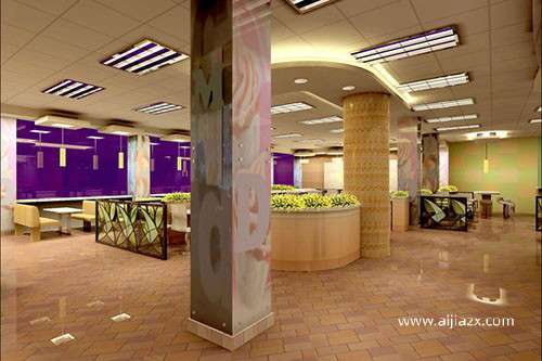 在鄭州開一家快餐店，快餐店怎樣裝修設(shè)計