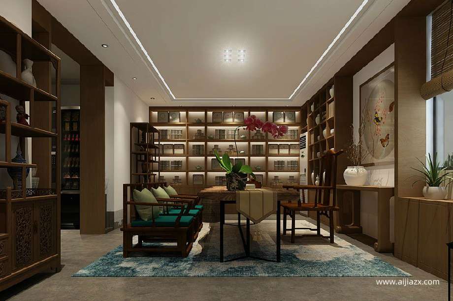 鄭州茶葉店裝修裝修設(shè)計(jì)方案