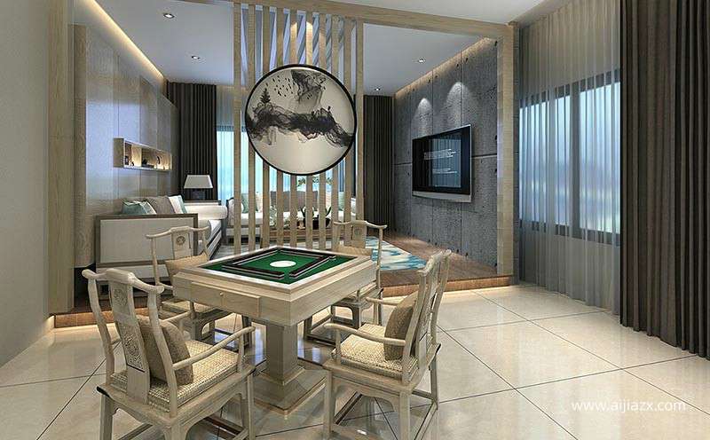 鄭州現(xiàn)代中式茶樓設計禪意空間文化