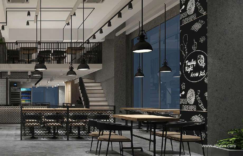 鄭州餐館裝修設計,100平米餐館空間規(guī)劃設計