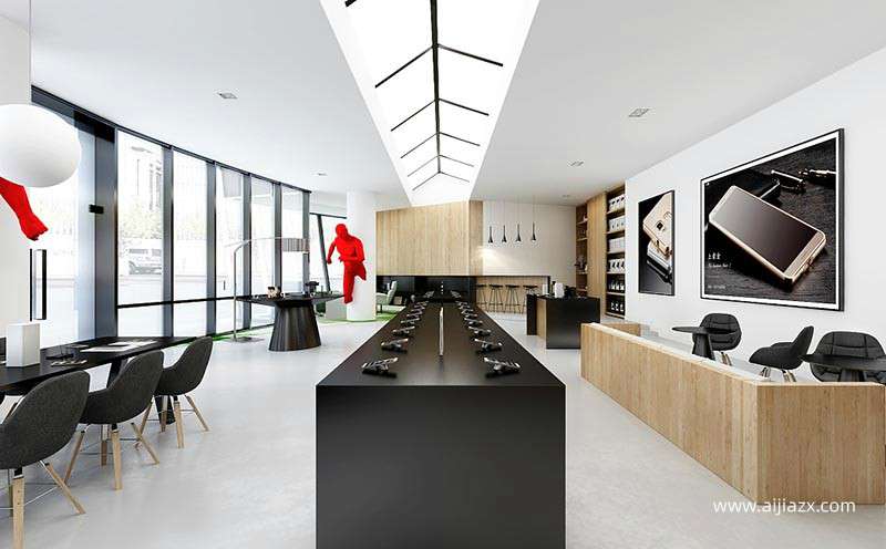 鄭州華為手機(jī)專賣店裝修設(shè)計說明