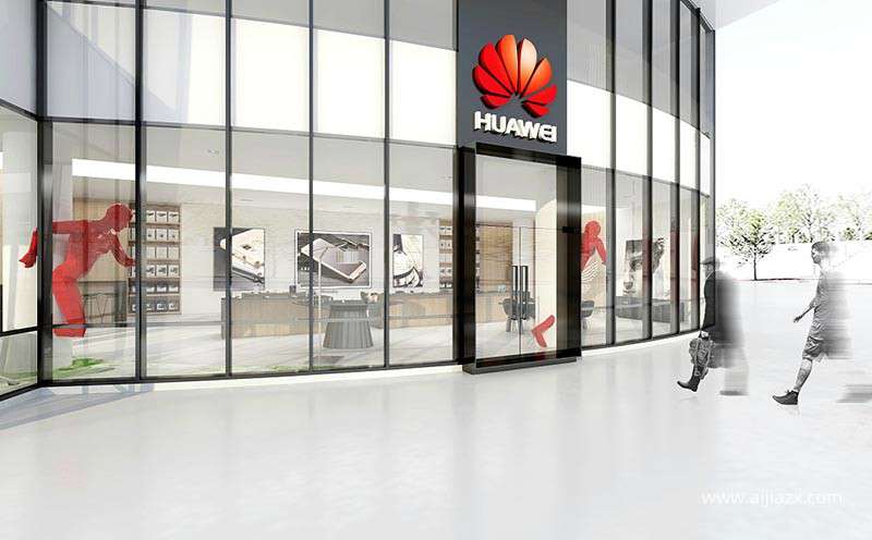 鄭州華為手機(jī)專賣店裝修設(shè)計說明