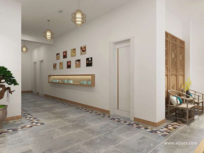 茶葉店過(guò)道裝修效果圖