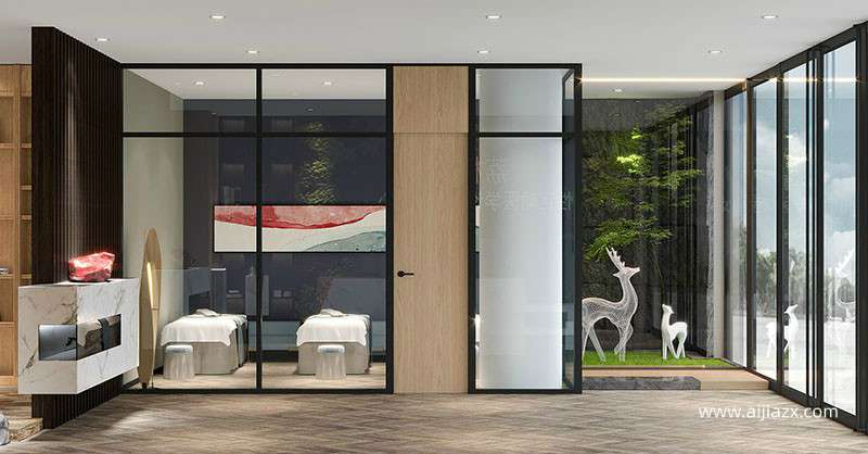 養(yǎng)生館吧臺設計效果圖