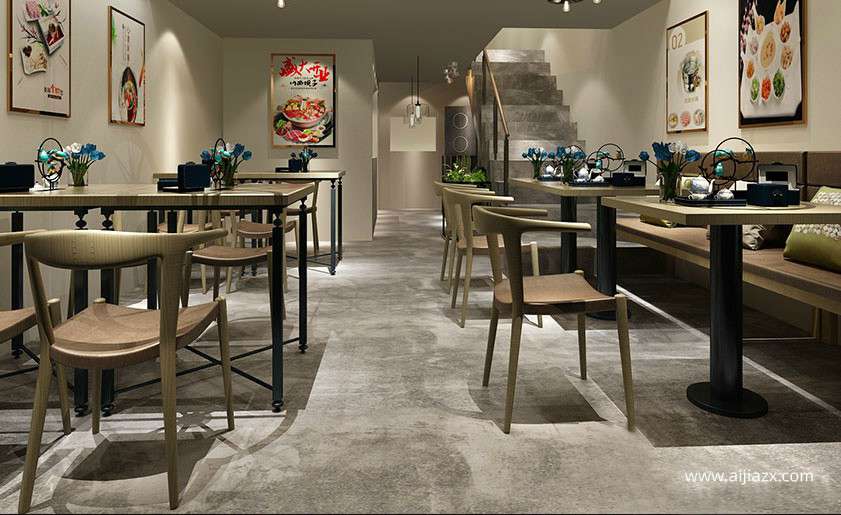 復(fù)古火鍋店設(shè)計(jì)裝修，工業(yè)風(fēng)火鍋店設(shè)計(jì)裝修