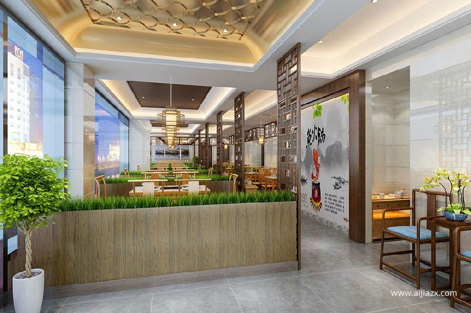 鄭州茶館的裝飾多少錢，小型茶樓裝修效果圖