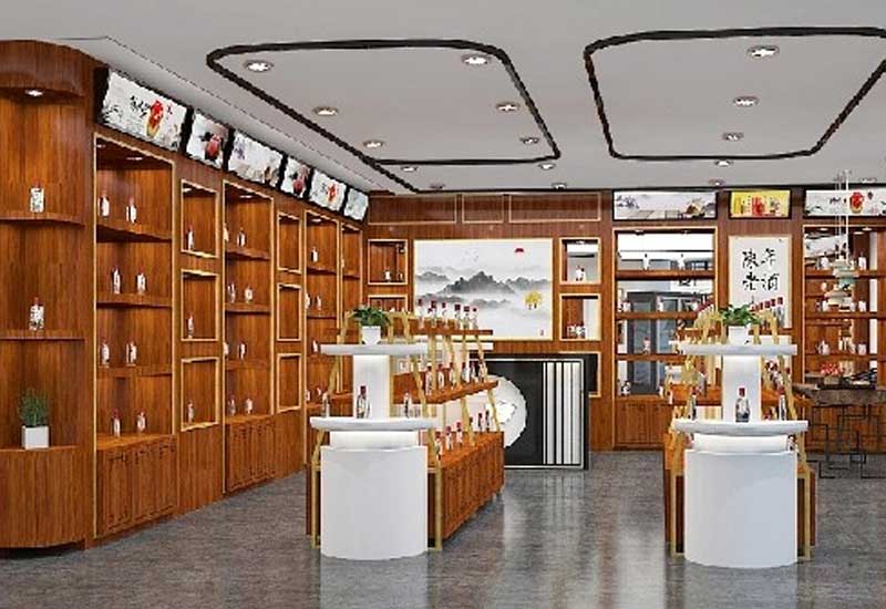 鄭州煙酒店小賣(mài)部裝修效果圖