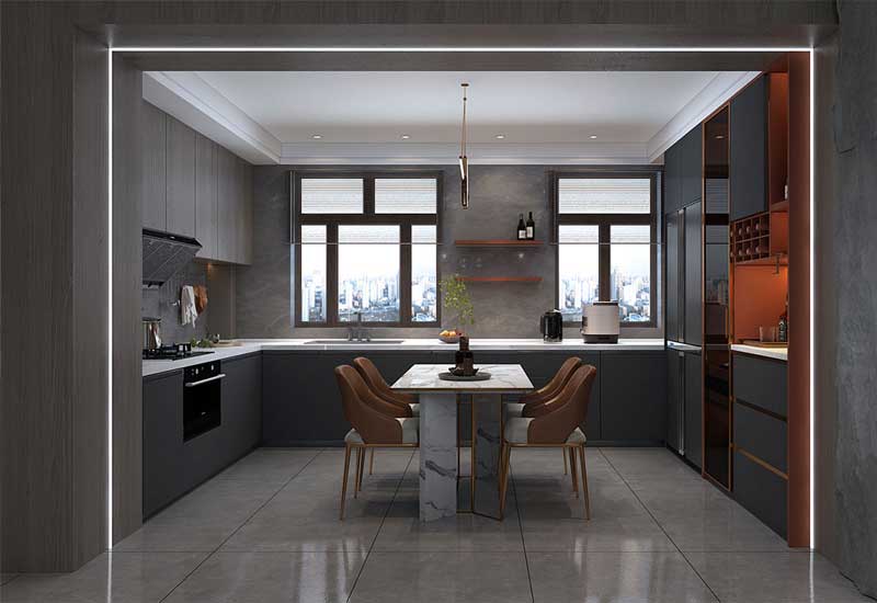 鄭州家裝設計：廚房動線混亂？3招優(yōu)化"黃金三角"操作區(qū)